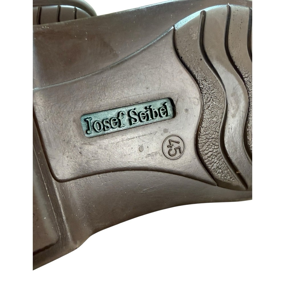 Josef‎ Seibel Men's Brown Leather Buckle Fishermans Sandals Size 11.5 M - Picture 14 of 14